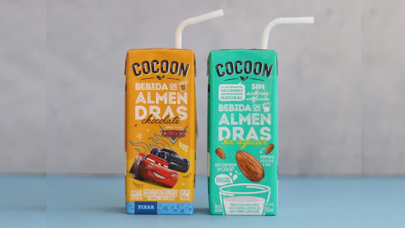 Cocoon relanza sus bebidas de almendras en envases de 200 ml